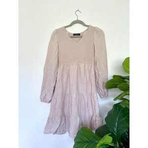 Zesica Beige Dress Size S